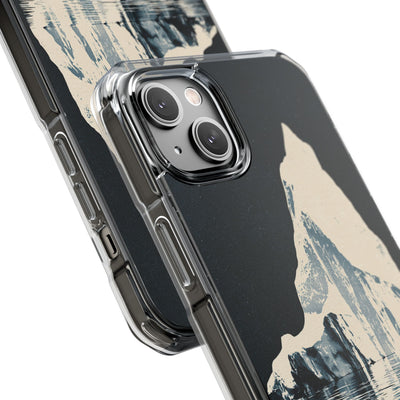Blue Impact MagSafe Phone Case for iPhone - Frozen Navy Monolith
