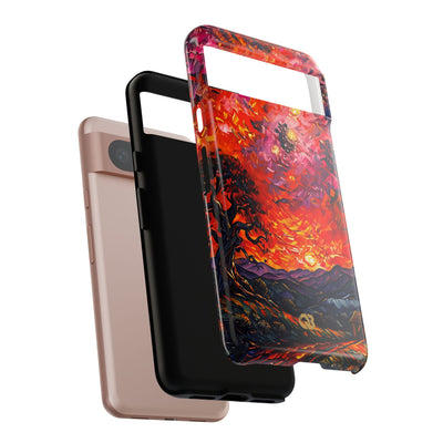 Molten Sky Tree · Tough Phone Case for Google Pixel