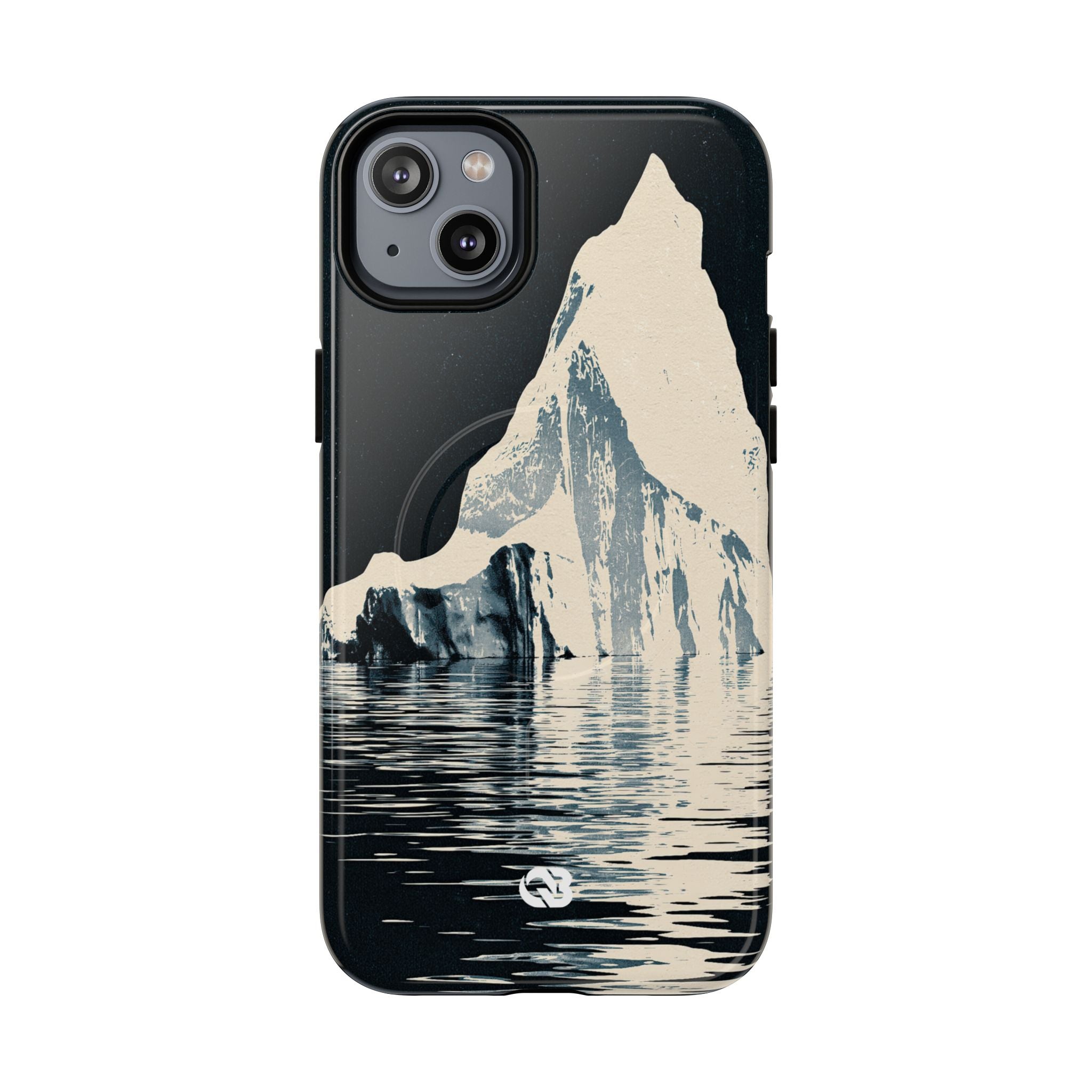 Blue Tough 2.0 Magsafe Phone Case for iPhone - Frozen Navy Monolith