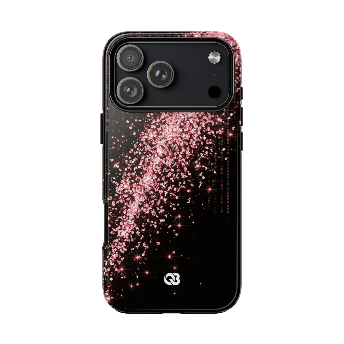 Rose Digital Cascade · Tough Phone Case for iPhone · Pink