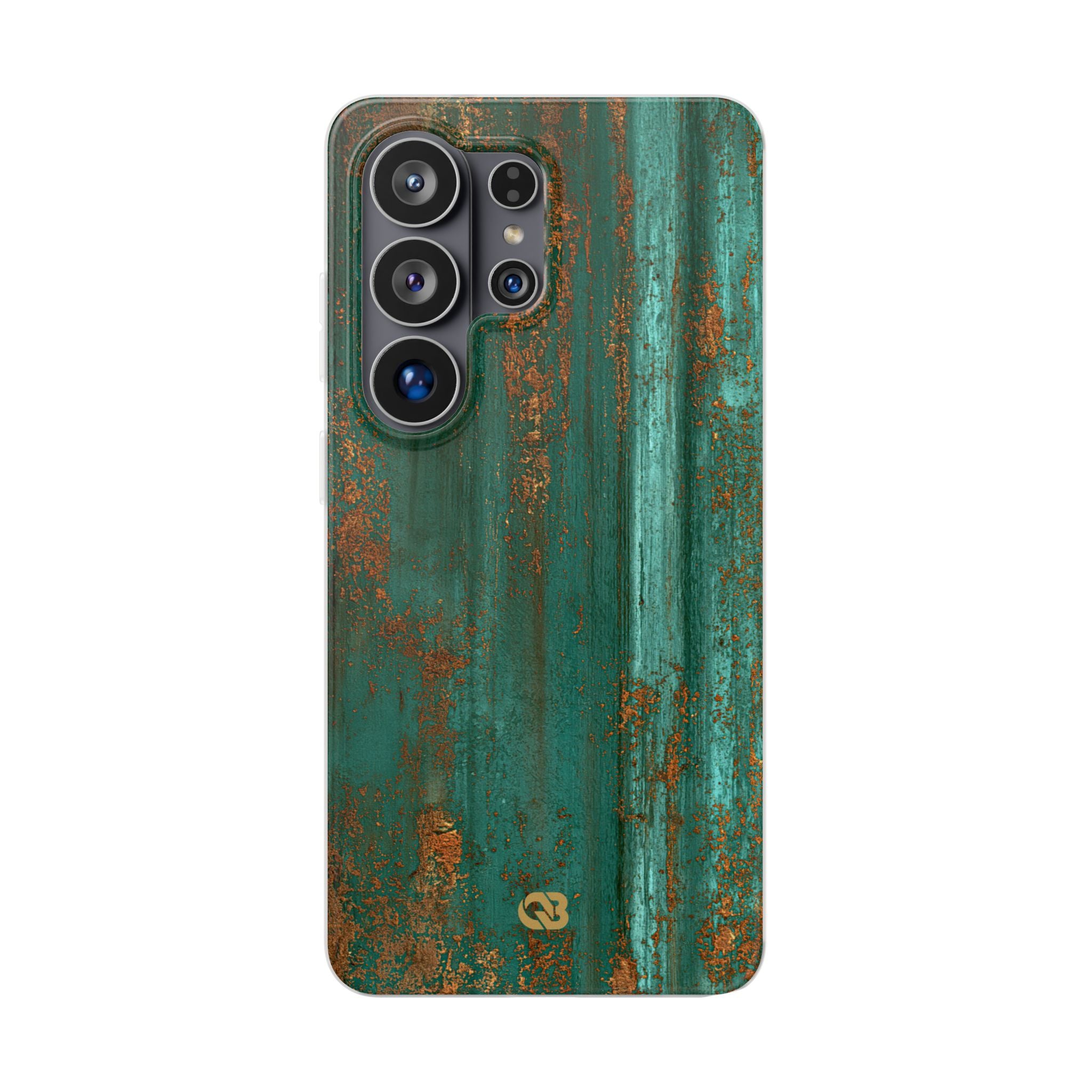 Teal Lite Phone Case for Samsung - Verdigris Copper Siding