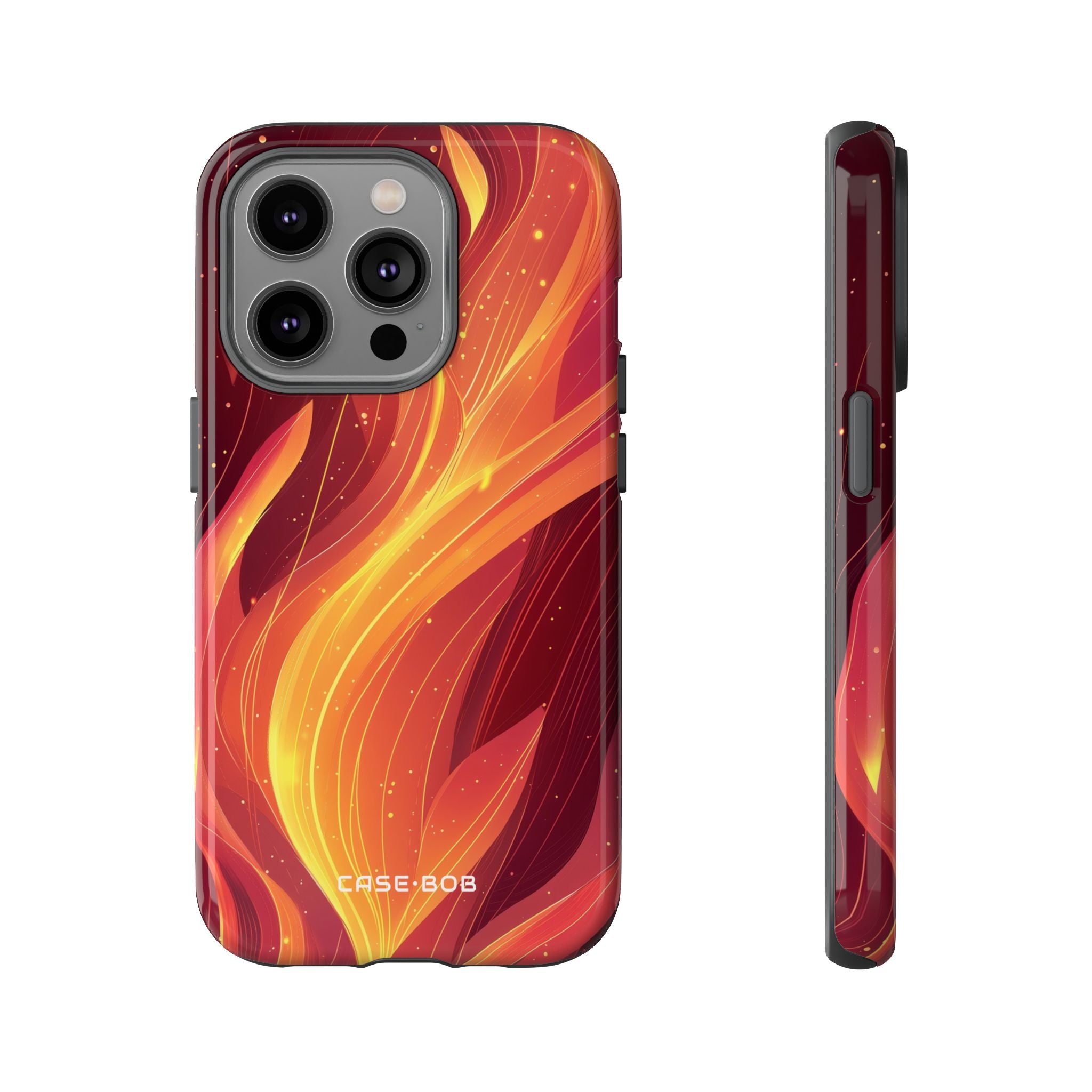 Flaming Flow iPhone 14 Pro Case - Tough