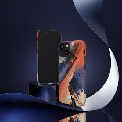 Solar Aura Drift · Tough Phone Case for iPhone · Orange