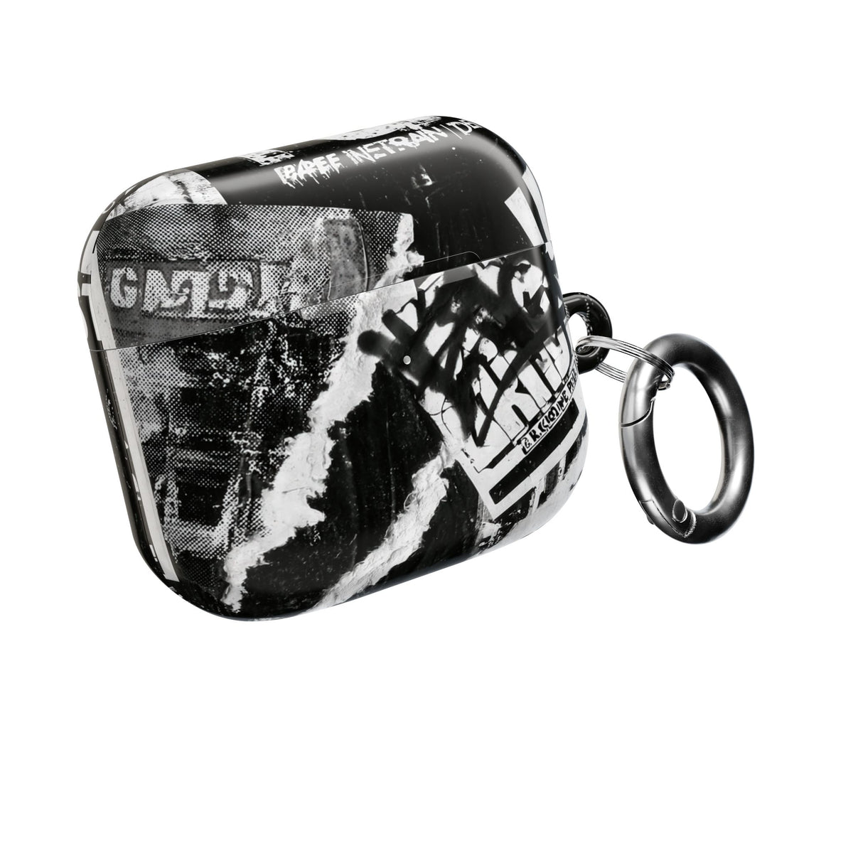 Underground Punk Collage · Hard Case for AirPods & AirPods Pro · Black