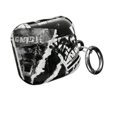 Underground Punk Collage · Hard Case for AirPods & AirPods Pro · Black