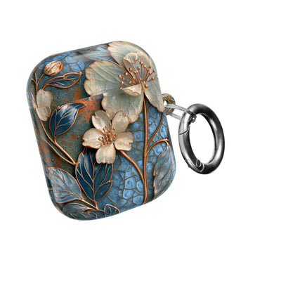 Gilded Blossom Reverie · Hard Case for AirPods & AirPods Pro · Teal