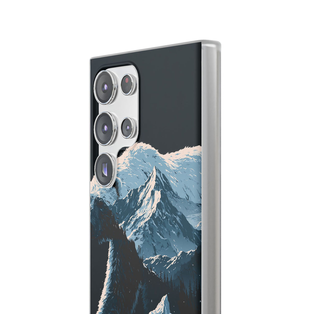 Nordic Arctic Bear · Lite Phone Case for Samsung · Black