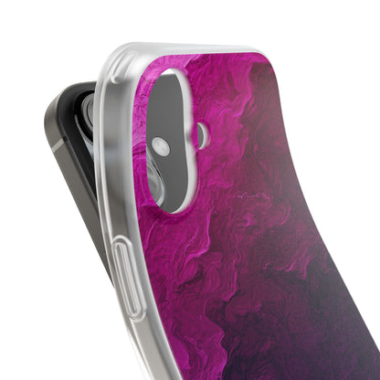 Violet Swirl iPhone 16 Case - Soft
