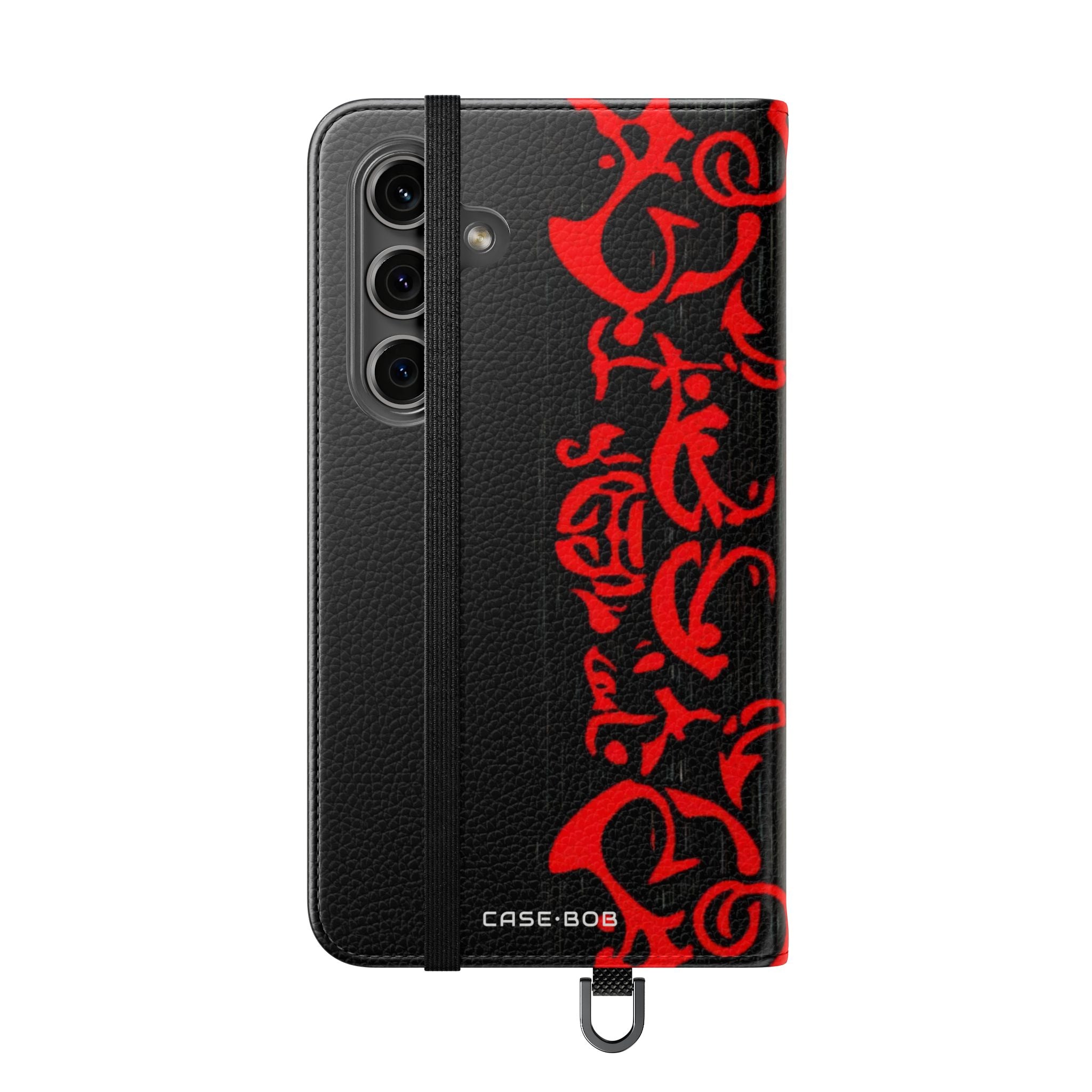 Crimson Swirl - Samsung S24 Case - Wallet