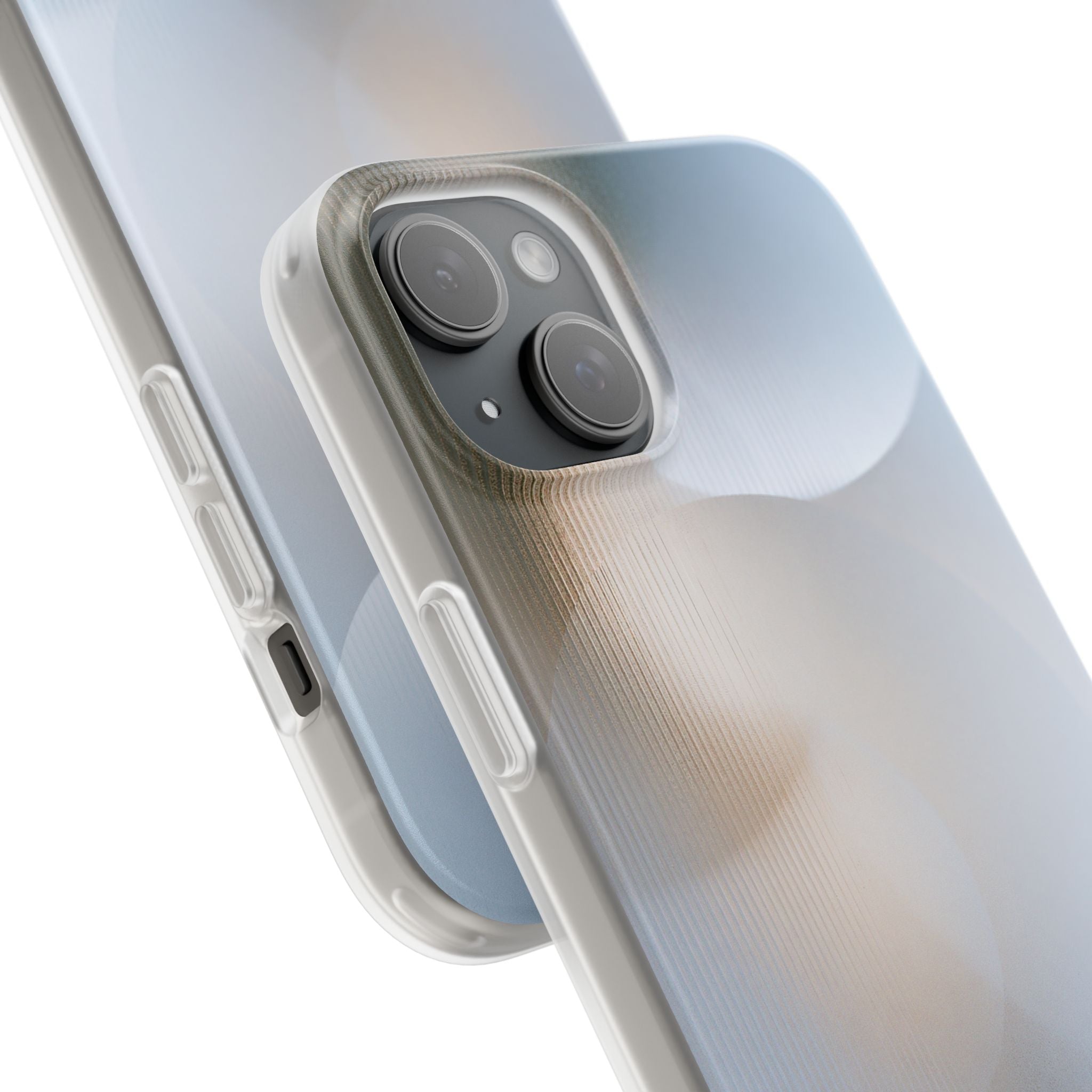 White Lite Phone Case for iPhone - Frosted Ribbed Sphere