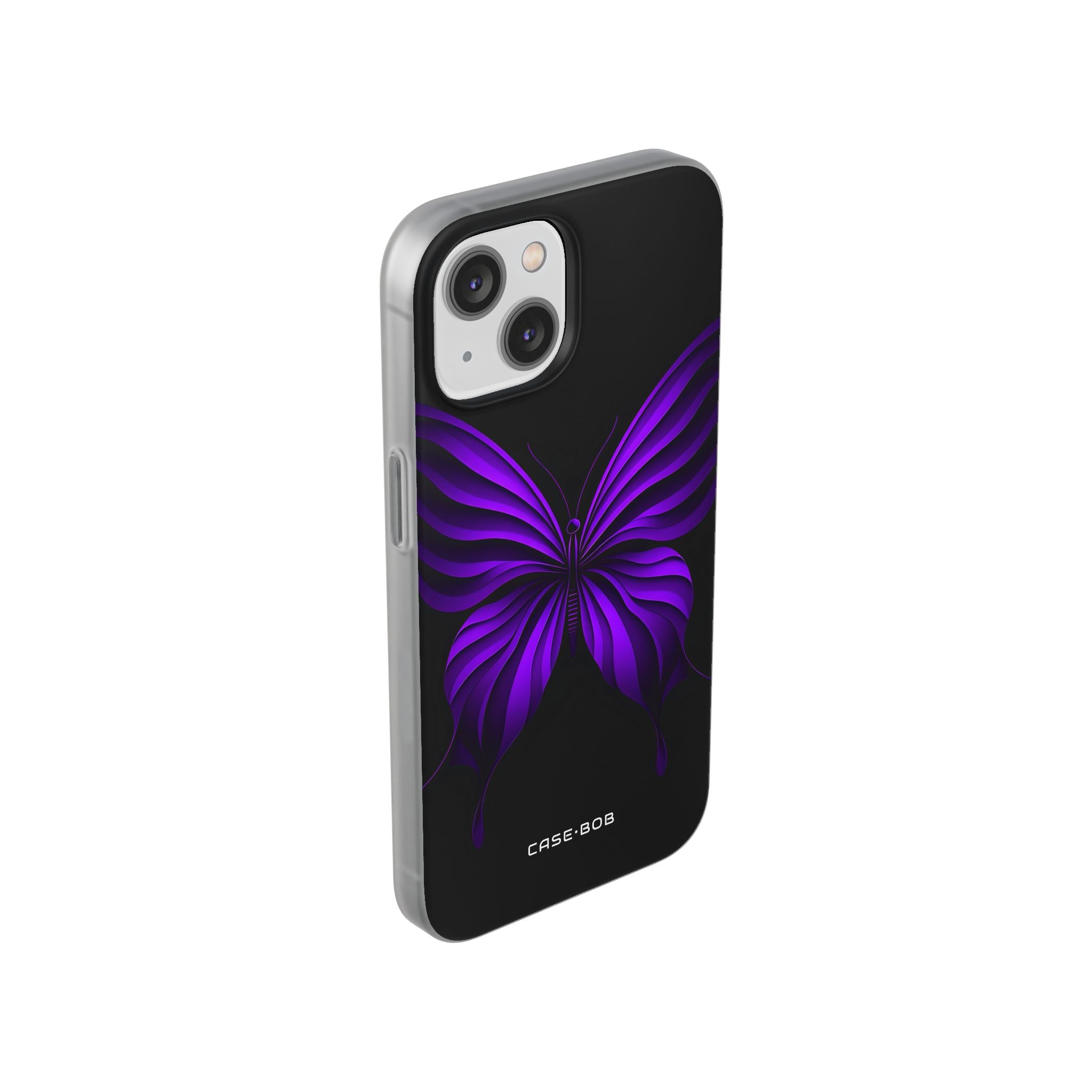 Violet Monarch iPhone 14 Case - Soft