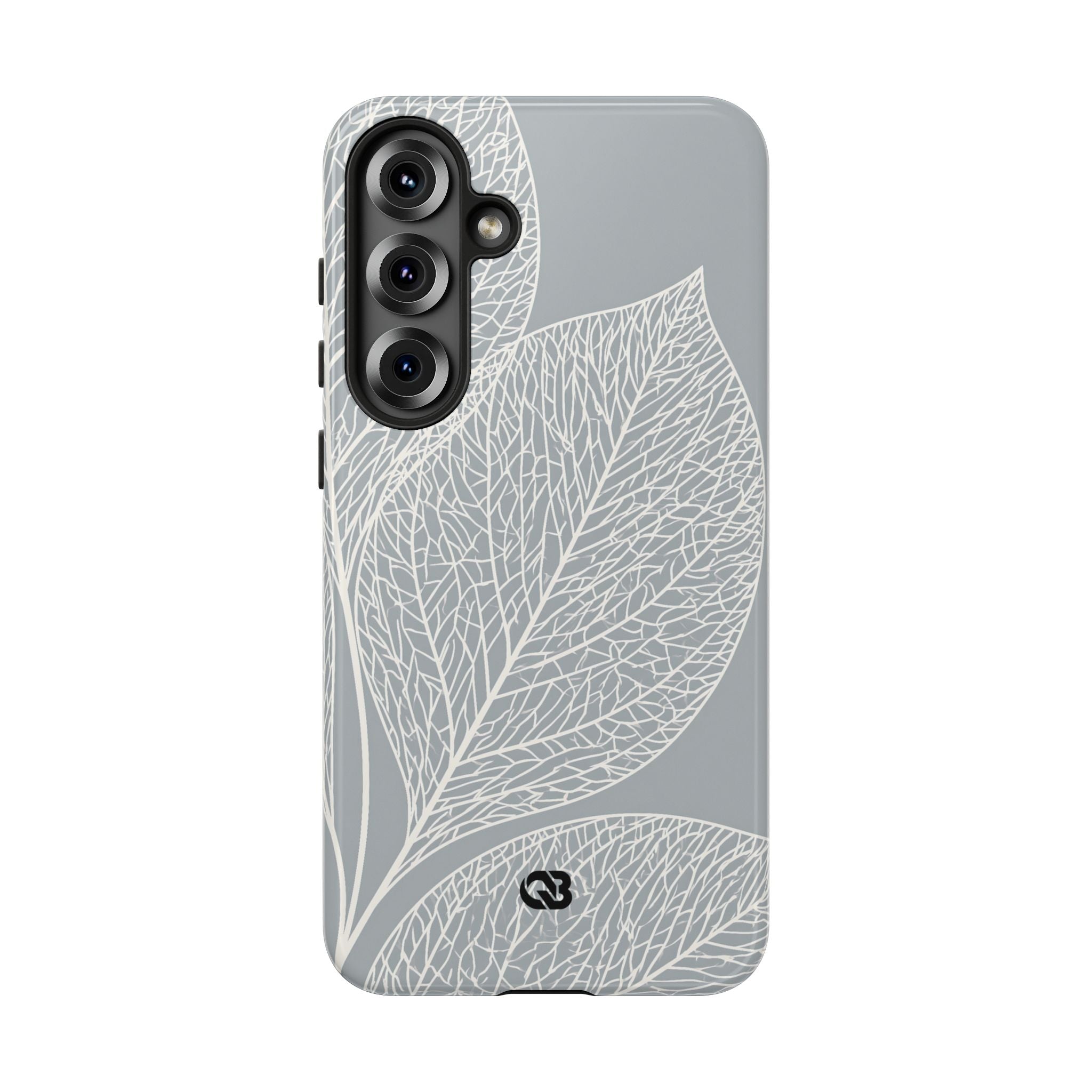 Grey Tough Phone Case for Samsung - Frosted Ash Veins