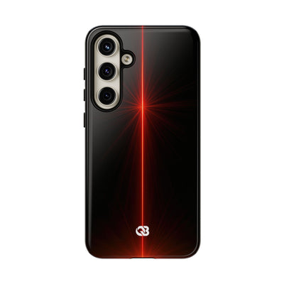 Red Tough Phone Case for Samsung - Crimson Flare Vector