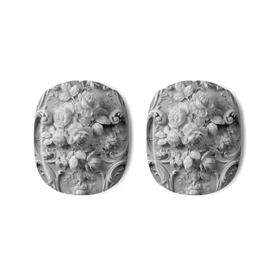 Rococo Marble Rose · Hard Case for AirPods Max · White