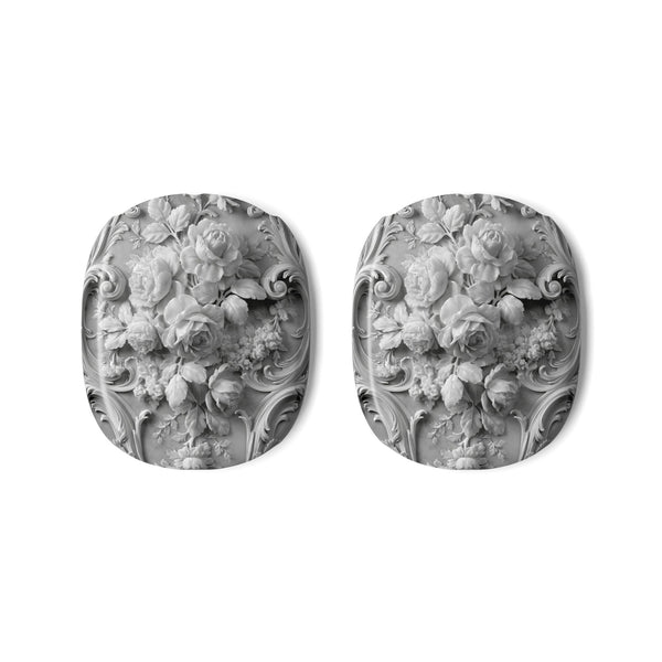 Rococo Marble Rose · Hard Case for AirPods Max · White
