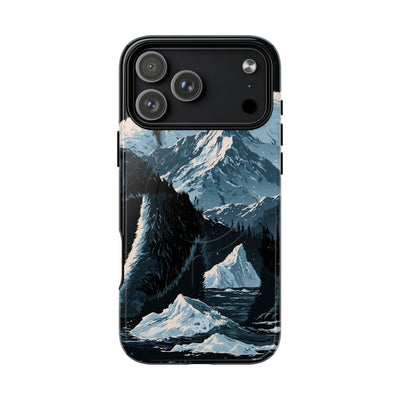 Nordic Arctic Bear · Tough 2.0 Magnetic Phone Case for iPhone · Black