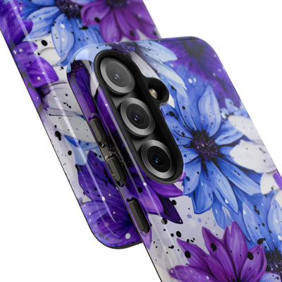 Ink Splatter Blooms · Tough Coque de téléphone pour Samsung