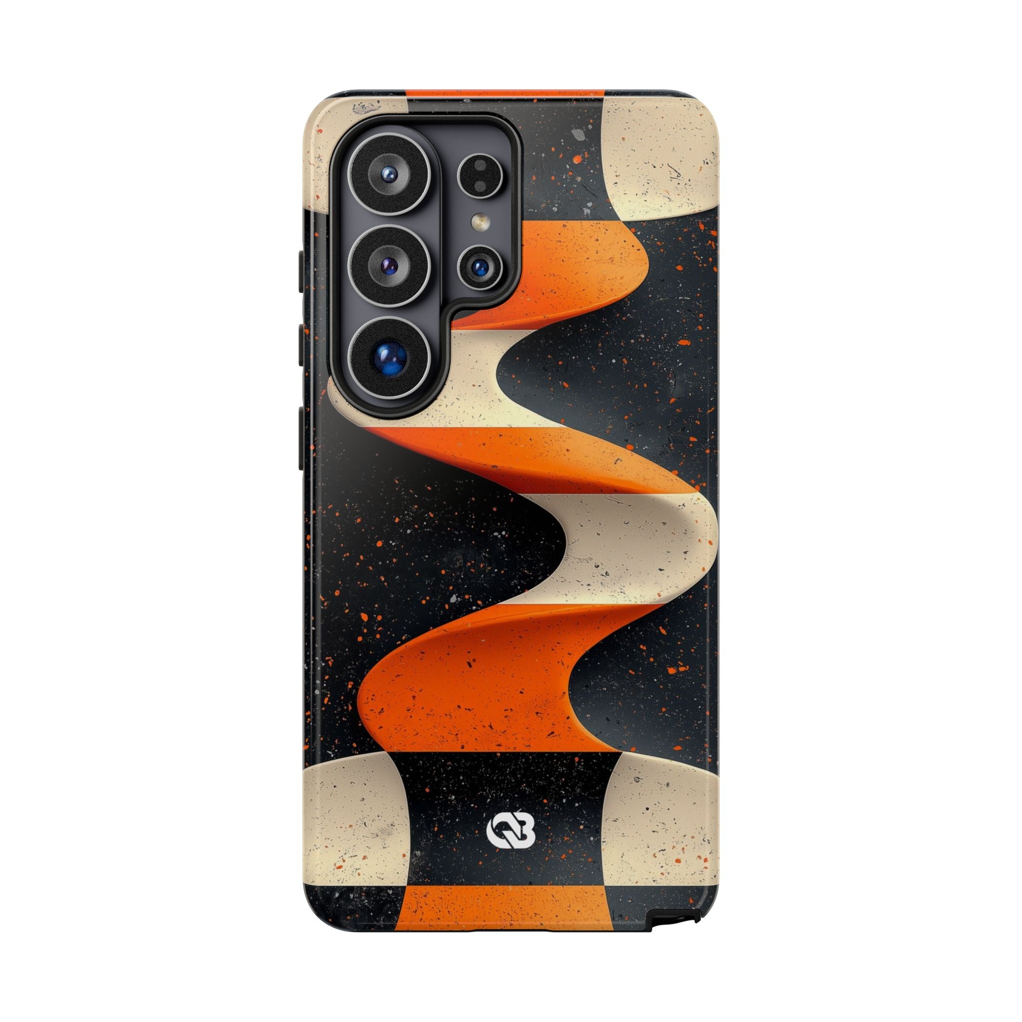 Orange Grit Twist · Tough Phone Case for Samsung