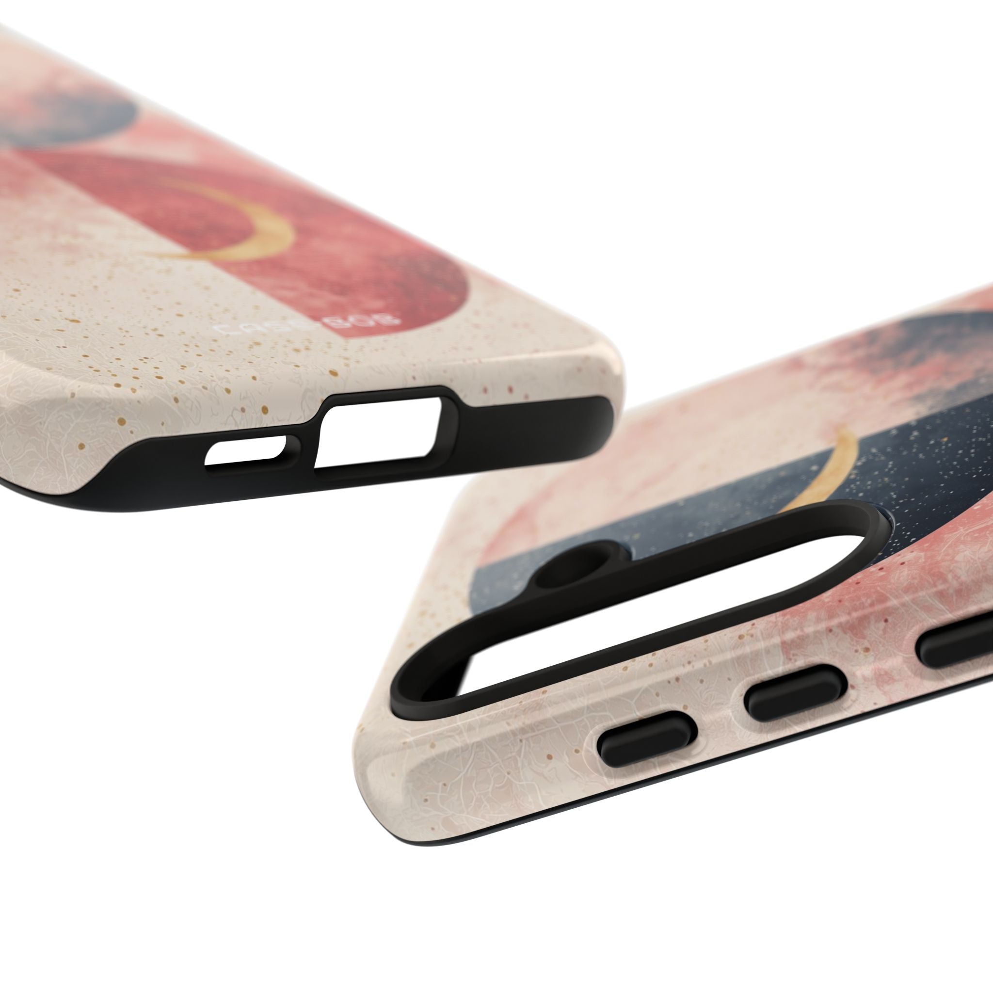 Golden Crescent Circles Samsung S24 Case - Tough