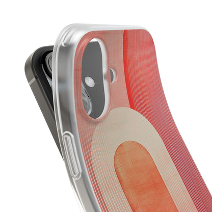 Crimson Arches iPhone 16 Case - Soft