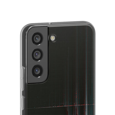Black Lite Phone Case for Samsung - Corrupted Data Stream