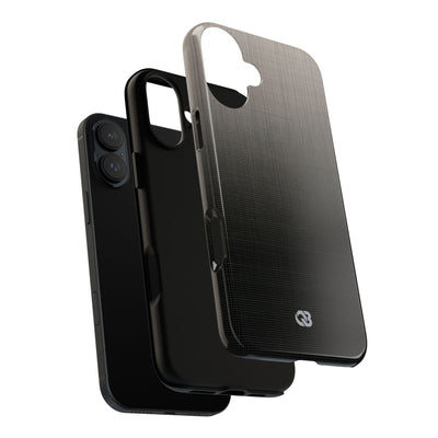Grey Tough Phone Case for iPhone - Faded Sand Mesh