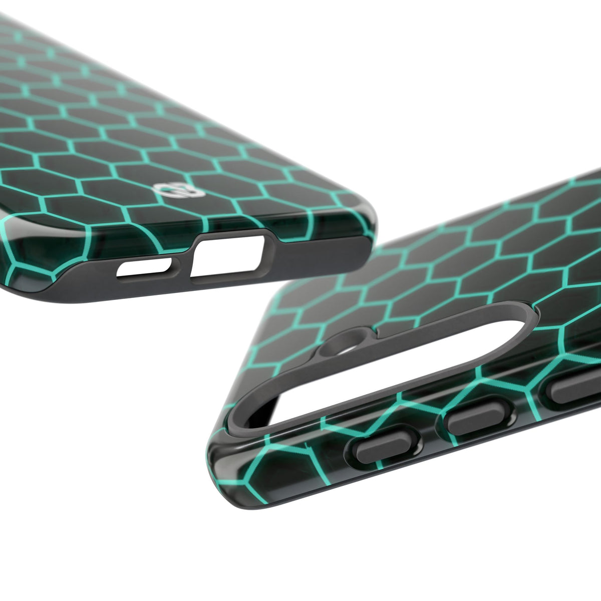 Neon Hex Spectrum · Tough Phone Case for Samsung · Teal