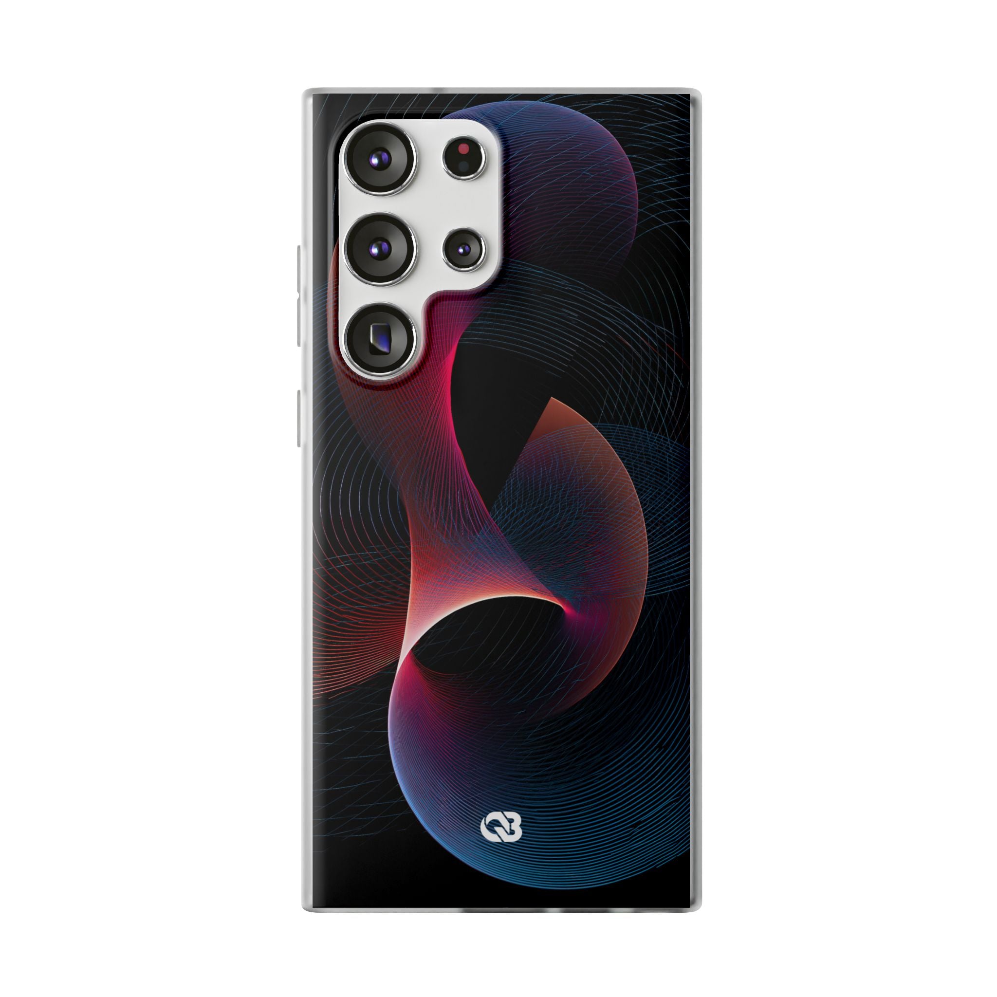 Black Lite Phone Case for Samsung - Cobalt Crimson Flux