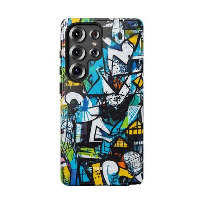 White Ripple Drift Samsung S25 Ultra Case - Tough