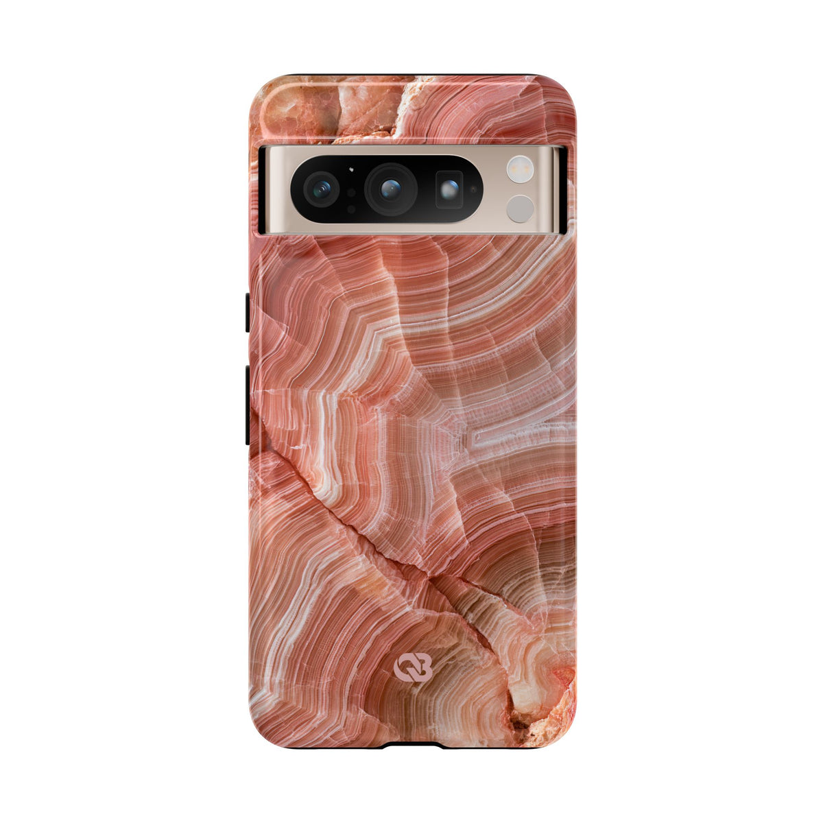 Blushing Rose Strata · Tough Phone Case for Pixel ·  Pink