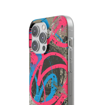 Cyber Splatter Flow · Lite Phone Case for iPhone ·  Pink