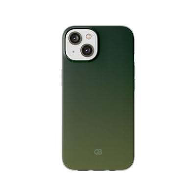Green Lite Phone Case for iPhone - Shadow Moss Grain