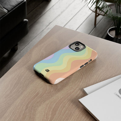 Pastel Ripple Flow · Tough Case na iPhone