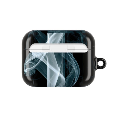 Fractured Smoke · Hard Case for AirPods & AirPods Pro · Black