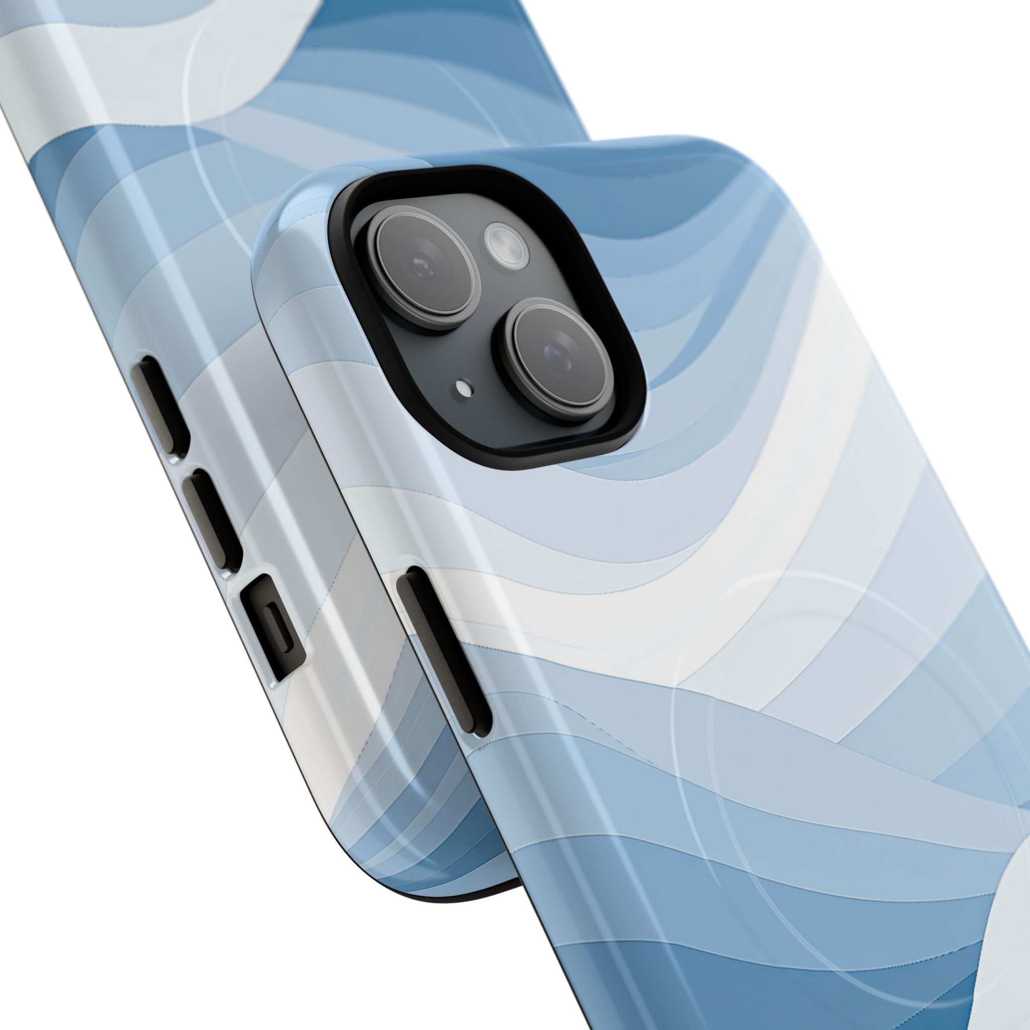 Blue Tough 2.0 Magsafe Phone Case for iPhone - Glacial Indigo Flow