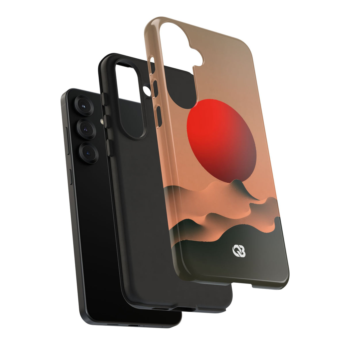 Crimson Sol Ridge · Tough Phone Case for Samsung · Red