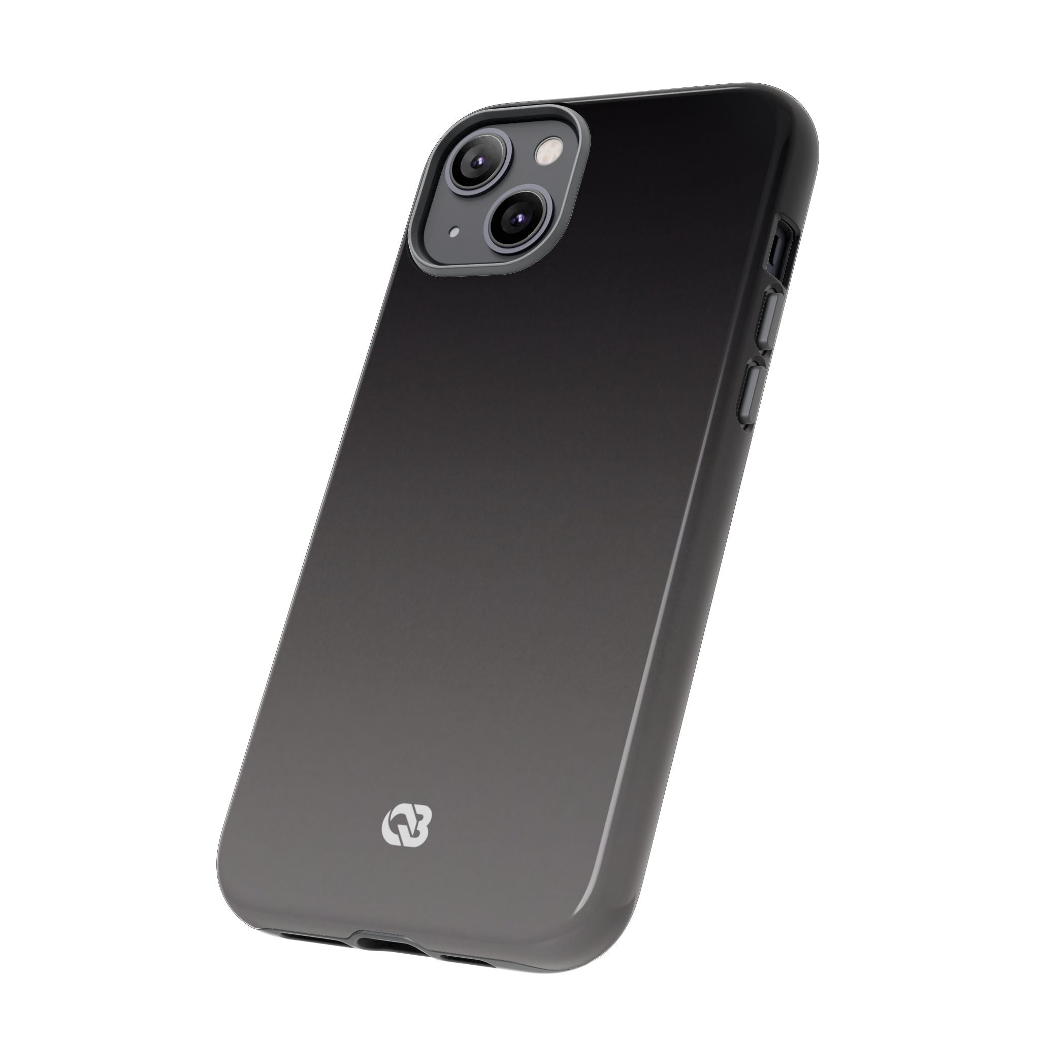 Grey Tough Phone Case for iPhone - Obsidian Ash Fade