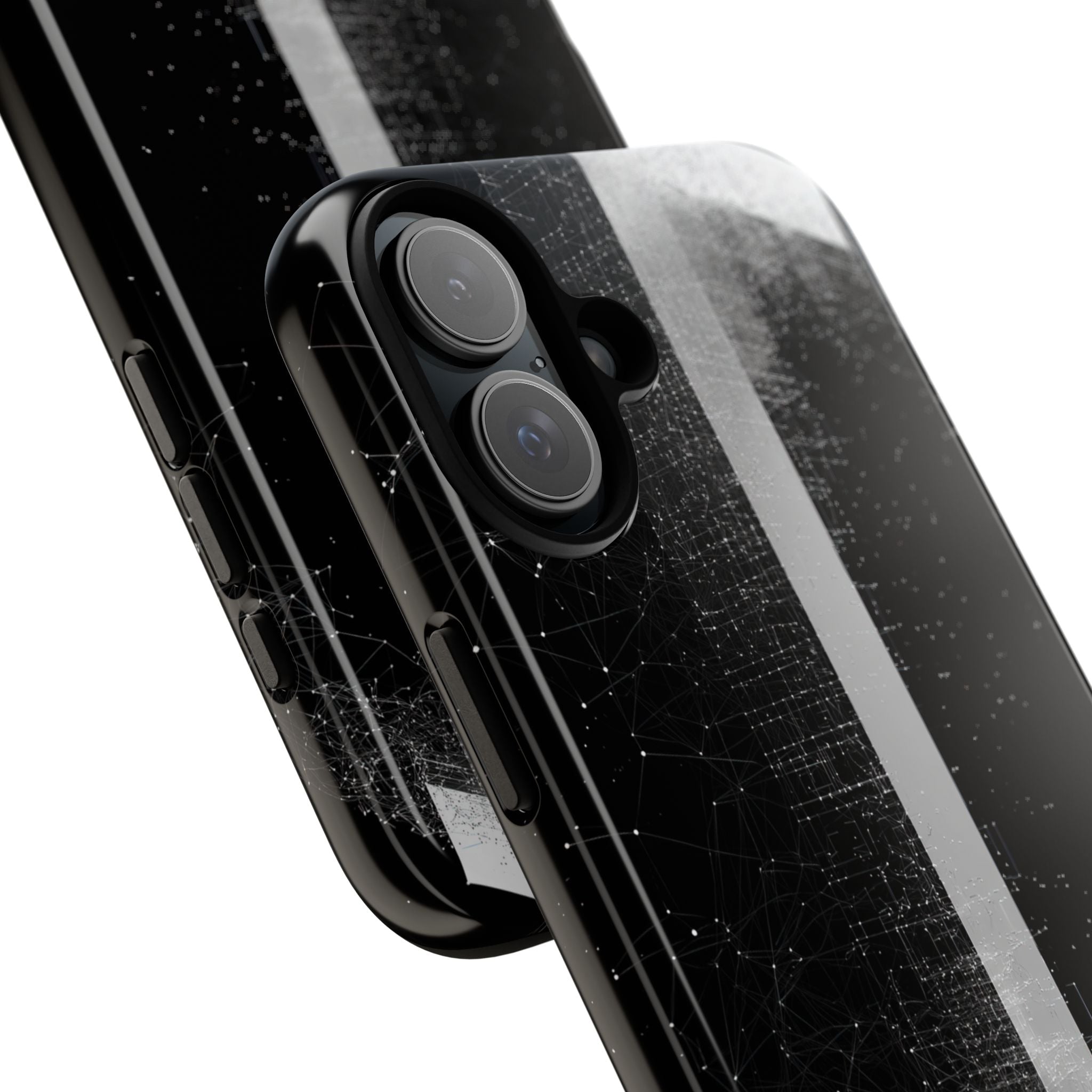 Black Tough Phone Case for iPhone - Vector Core Monolith