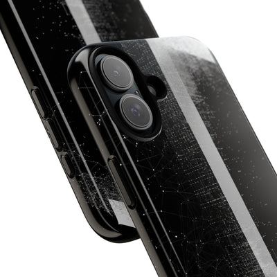 Black Tough Phone Case for iPhone - Vector Core Monolith