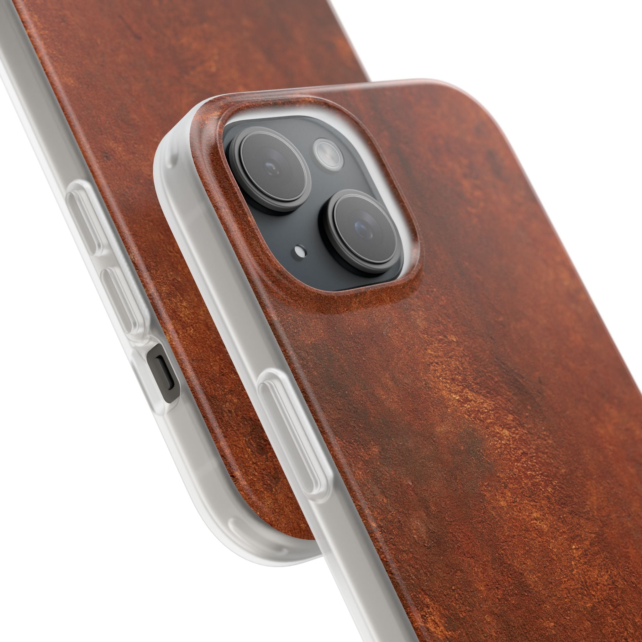 Orange Lite Phone Case for iPhone - Oxidized Iron Crust