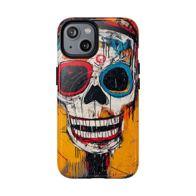 Vivid Graffiti Skull · Tough+ Handyhülle für iPhone · Magsafe