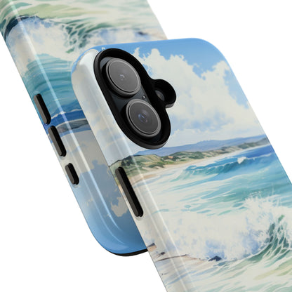 Foamy Tide iPhone 16 Plus Case - Tough