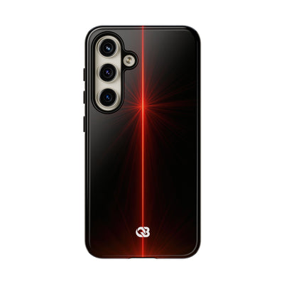 Red Tough Phone Case for Samsung - Crimson Flare Vector