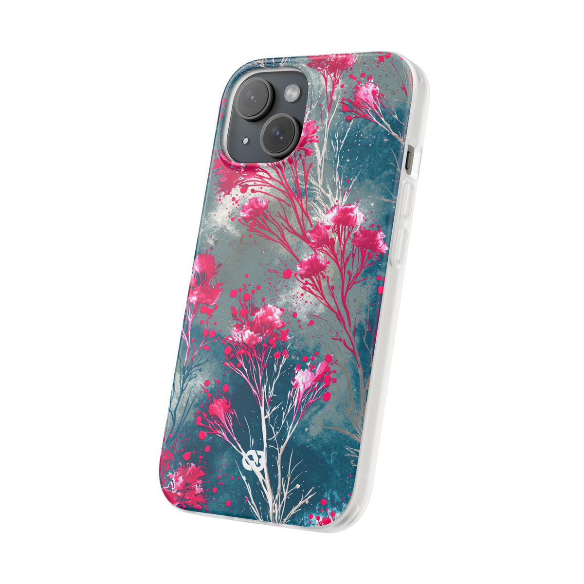 Cyber Blossom · Lite Phone Case for iPhone ·  Teal