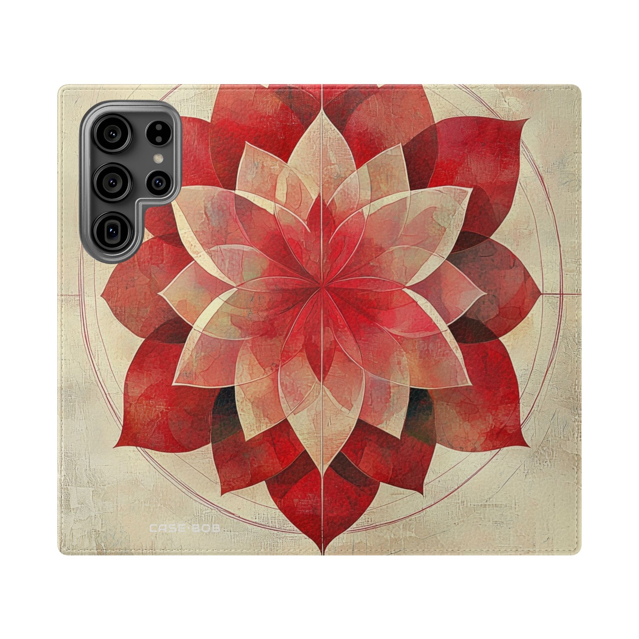 Crimson Bloom - Samsung S23 Ultra Case - Wallet