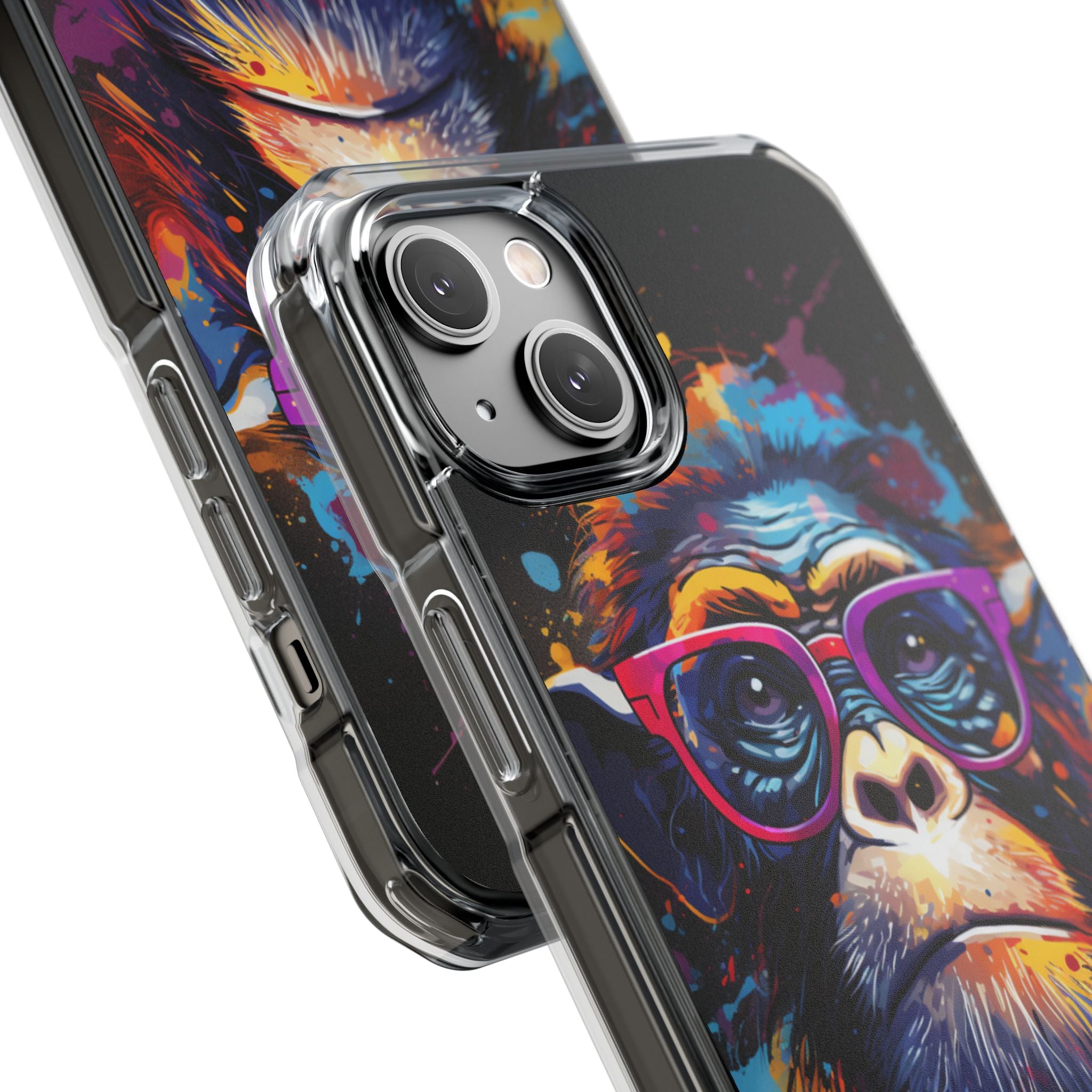 Neon Splatter Primate · Impact Magsafe