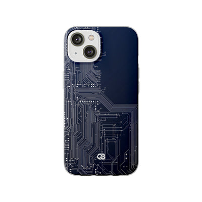 Blue Lite Phone Case for iPhone - Cobalt Data Stream
