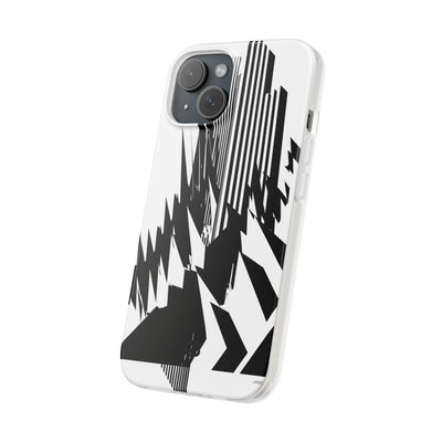 White Lite Phone Case for iPhone - Shattered Vector Spire