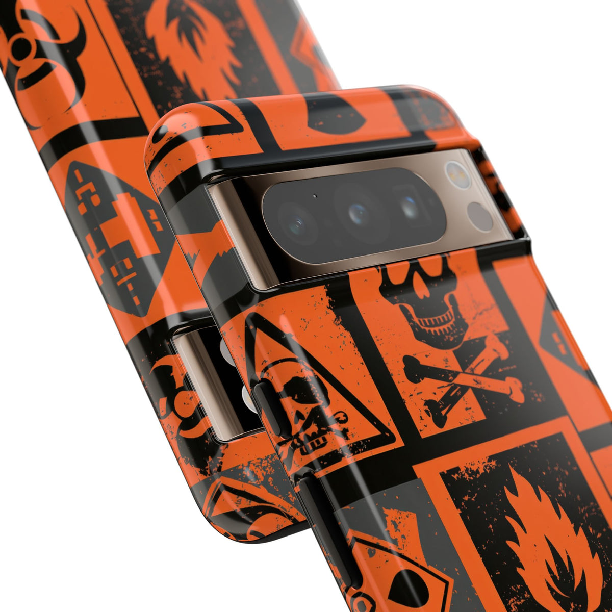 Urban Hazard · Tough Phone Case for Pixel ·  Orange