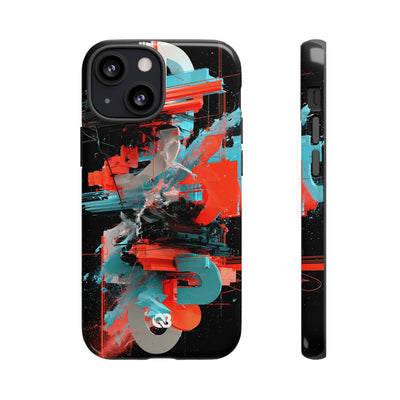 Fragmented Cyber Core · Tough Phone Case for iPhone · Black